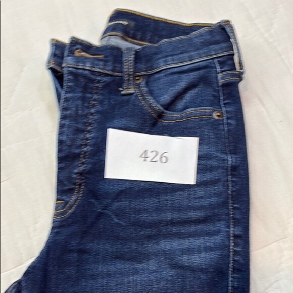 Lucky Brand Women's Skinny Fit Ankle Jeans in Dark Blue Wash - Picture 10 of 10